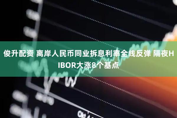 俊升配资 离岸人民币同业拆息利率全线反弹 隔夜HIBOR大涨8个基点
